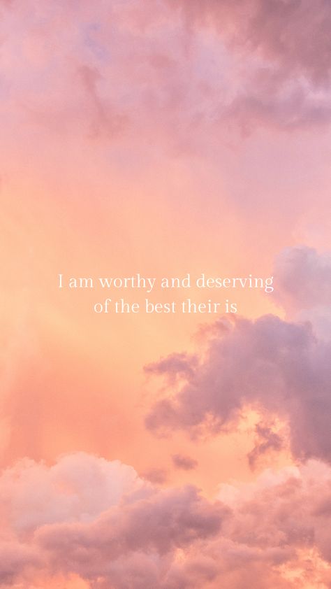 I Am Worthy Quotes Wallpaper, I’m Worthy, Progress Over Perfection Wallpaper, June Intentions, Worthy Wallpaper, Worthy Quotes, I Am Loved, I Am Pretty, Vibe Quote