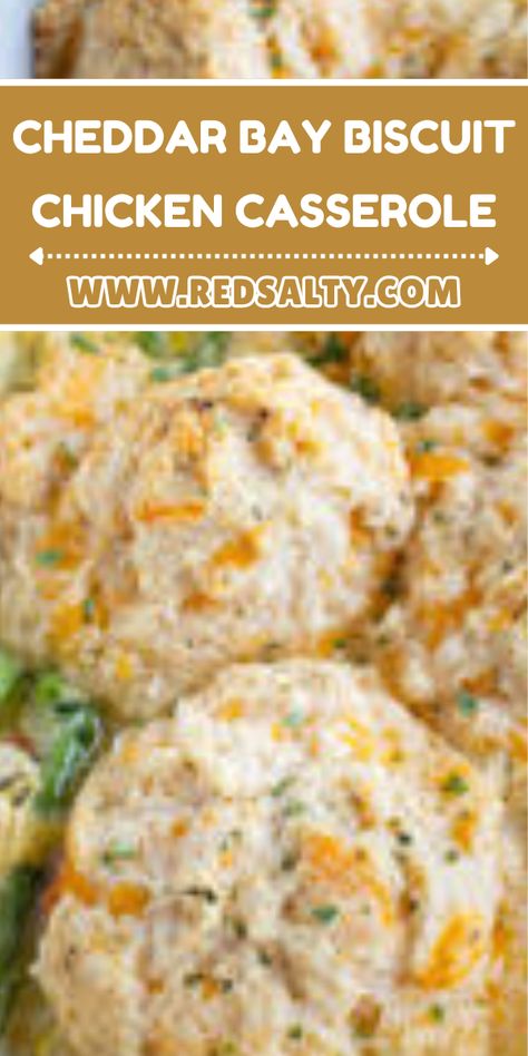 Looking for a crowd-pleasing comfort meal? Try this Cheddar Bay Biscuit Chicken Casserole Recipe! Chicken Cheddar Bay Biscuit Casserole, Cheddar Bay Biscuit Chicken Pot Pie, Chicken Breast Soup, Biscuit Recipes Dinner, Boneless Skinless Chicken Breast Recipes, Skinless Chicken Breast Recipes, Biscuits Casserole, Chicken Casserole Recipe, Cheddar Bay Biscuits