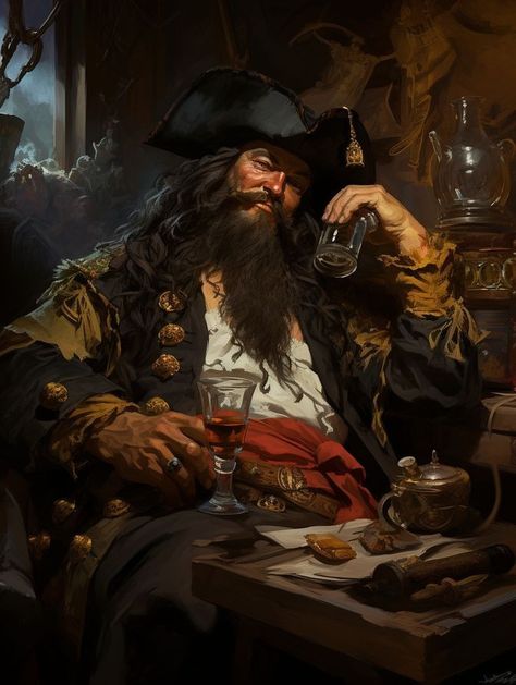 Werewolf Pirate, Demon Pirate, Pirate Artwork, Tresure Island, Pirate Drinks, Fantasy Pirate, Pirate Ship Art, Trending Wallpaper, Pirates Life