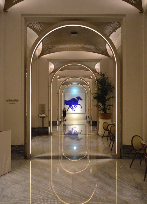 Arc Hallways, Archway Lighting, Led Archway, Arcade Lighting, Arch Lighting, Led Arch, Exhibit Design Inspiration, Flexible Lighting, Arch Light