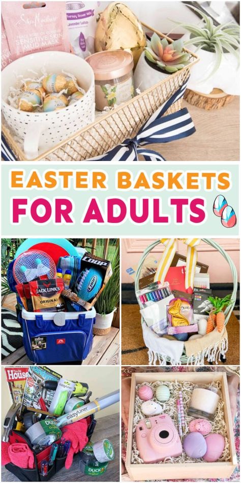 Creative Easter Baskets, Candy Easter Basket, Easter Basket Ideas, Kids Easter Basket, Diy Ostern, Easter Basket Fillers, Easter Basket Diy, Easter Activities, Easter Time