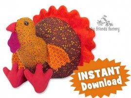 Turkey sewing pattern Turkey Sewing Pattern, Turkey Decorations Diy, Turkey Decorations, Toy Sewing Patterns, Teddy Bear Patterns, Cloth Doll Patterns, Loom Knitting Tutorial, Tom Turkey, Turkey Decor