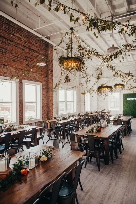 The 5th Floor Small Party Venue Ideas, Warehouse Event Space, Small Event Space, Small Party Venues, Industrial Event Space, Outdoor Event Space, Event Space Design, Event Studio, Wedding Venues Utah