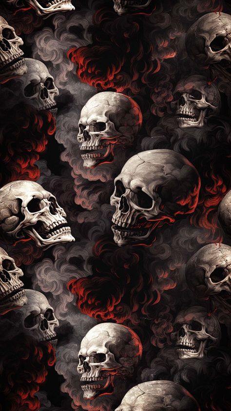 Skull Background, Red Skull Wallpaper Aesthetic, Skull Red Wallpaper, Christmas Snowflakes Wallpaper, Hd Skull Wallpapers Dark, Black And Red Skull Wallpaper, Skull On Fire Wallpaper, Black Skulls Wallpaper, Snowflake Wallpaper