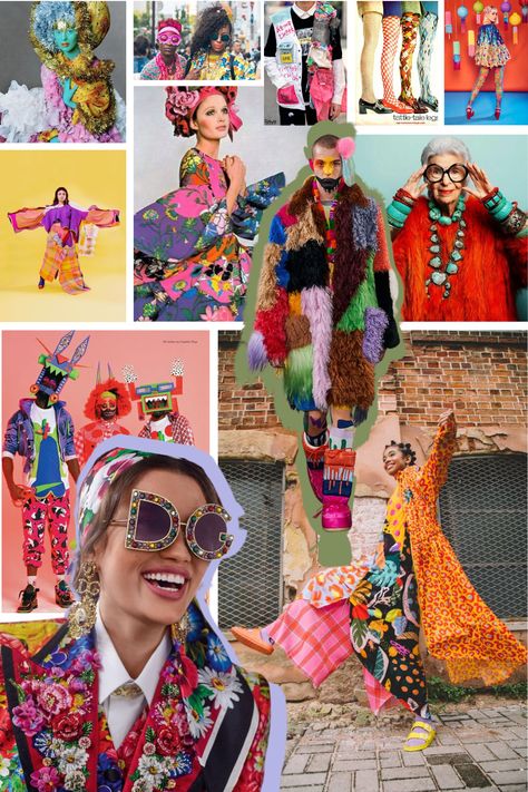 Maximalism Fashion, Maximalist Outfit, Maximalist Outfits, Winter Faux Fur Coat, Festival Outfit Ideas, Maximalist Fashion, Vibrant Fashion, Maximalist Style, Tropical Escape