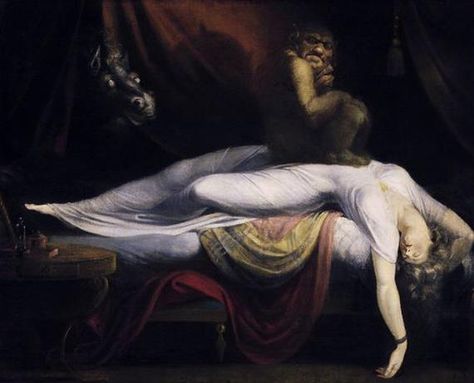 Henry Fuseli, Art Macabre, Lawrence Alma Tadema, Jan Van Eyck, Spirit Of Fear, Art Noir, Detroit Institute Of Arts, Fear Of Flying, Dark Romantic