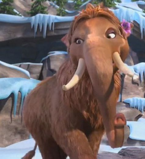 Ice Age: Continental Drift - Steffie (Nicki Minaj) is a teenager woolly mammoth who is the first-rate member of the Valley's popular crew, she is the alpha girl. Her friends, Katie and Meghan are always in agreement with her. She will do all that she can to keep any other ladies away from Ethan, which is why she dislikes and insults Peaches so much. She is the sassy leader of the Brat Pack. Ice Age Continental Drift, Ice Age 4, Alpha Girl, Continental Drift, Brat Pack, Blue Sky Studios, Woolly Mammoth, Wooly Mammoth, Dreamworks Trolls