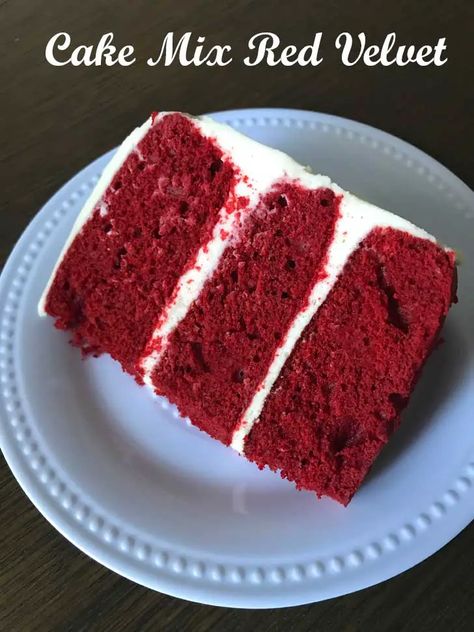 4 Inch Red Velvet Cake, Box Cake Without Eggs, Small Red Velvet Cake Recipe, Small Red Velvet Cake, Red Velvet Box Cake, Cake Without Eggs, Cake For Two Recipe, Small Chocolate Cake, Batch Baking