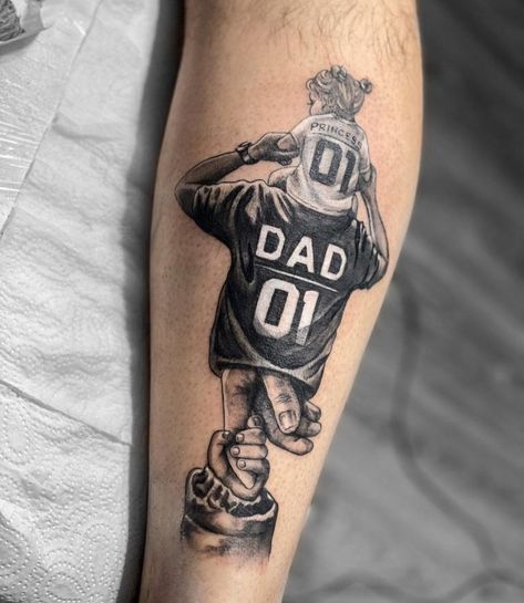 Nice Tatoos Ideas Men, Brothers Tattoos For Men, Tattoo Ideas For Men Daughter, Tattoo For Son Ideas, Father Son Daughter Tattoo, Father Son And Daughter Tattoos, Family Tattoo Ideas Men, Tattoo Ideas For Newborn Daughter, Fathers Tattoo For Daughter