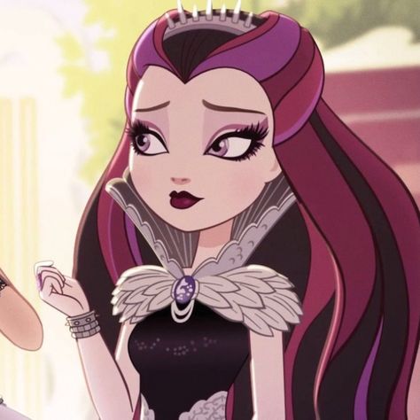 Raven queen Raven From Ever After High, Raven And Dexter Fan Art, Raven Ever After High Icon, Raven Queen Fanart, Raven Ever After High, Ever After High Characters, Raven Queen Ever After High, Characters With Purple Hair, Ever After High Raven Queen