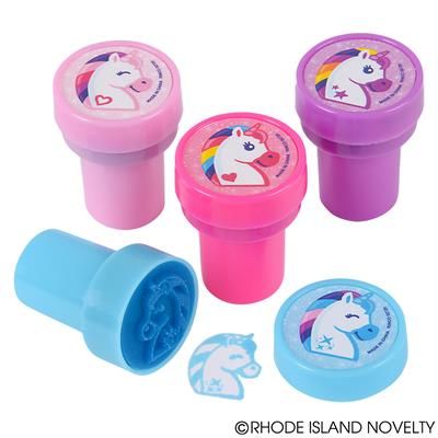 1.4" UNICORN STAMPERS Unicorn School Supplies, Princess Toys, Unicorn Toys, Cute School Supplies, Unicorn Birthday Parties, Ink Stamps, Arts And Crafts Supplies, Unicorn Birthday