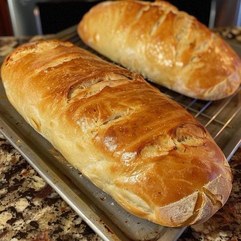 Crusty Italian Bread Whole Wheat French Bread, Wheat French Bread, Crusty Italian Bread, Canned Salmon Patties, Cream Cheese Spaghetti, Baked Cream Cheese Spaghetti, Creamy Cauliflower Soup, Creamy Rice, Creamy Cauliflower