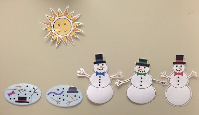 Adventures in Storytime: Flannel Friday: "Five Little Snowmen" Winter Unit Preschool, Five Little Snowmen, The Abominable Snowman, Snowmen At Night, Pete The Cats, Felt Kids, Flannel Boards, Felt Board Stories, Flannel Friday