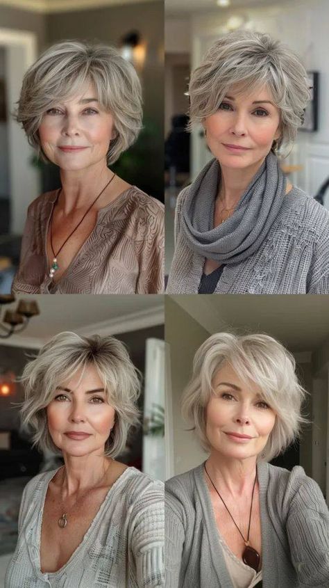 Best Haircuts For Thinning Hair Over 50, Short Hair Styles For Fine Hair Over 50, Best Haircut For Thinning Hair Women, Short Hair Cuts For Women Thinner Hair, Youthful Haircuts, Tapered Haircut For Women, Short Haircuts Fine Hair, Hair Styles For Fine Hair, Fine Flat Hair