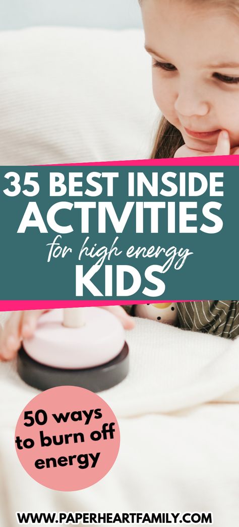 Inside Activities For Kids, Inside Activities, Energy Kids, Energy Activities, Sensory Activities Toddlers, Rainy Day Fun, Emotional Child, Toddler Sensory, Quiet Activities