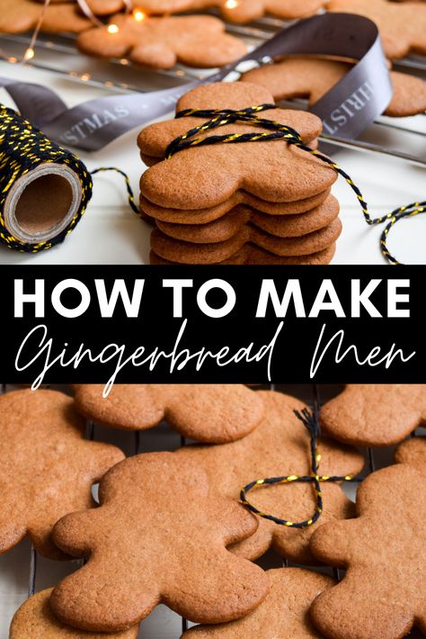 Gingerbread Cookies Without Molasses, Easy Gingerbread Cookie Recipe, Easy Gingerbread Recipe, Gingerbread Man Recipe, Easy Gingerbread Cookies, Easy Gingerbread, How To Make Gingerbread, Ginger Bread Cookies Recipe, Eggless Baking