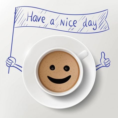 Coffee Jokes, Doodle Images, Coffee Pictures, Good Day Quotes, Morning Tea, Good Morning Coffee, Creative Artwork, Have A Nice Day, Good Morning Messages