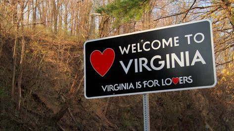 Virginia really is for lovers: The states most looking for love, according to Google Virginia Name, Roadside Signs, Travel Quiz, Fairfax County, Travel Facts, Virginia Is For Lovers, Old Dominion, University Of Virginia, Virginia Beach