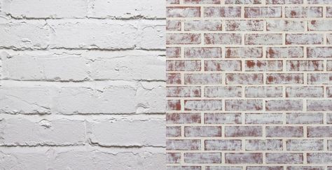 Acid Wash Brick, Limewash Vs Whitewash, White Wash Brick Wall, Whitewash Brick House, White Washed Brick Wall, White Wash Brick Exterior, Whitewash Brick Wall, Limewash Brick, White Wash Fireplace