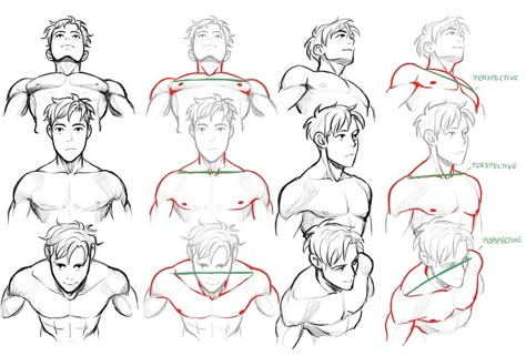 ENJ (@enjelicious) | Twitter Figure Drawing Tutorial, Male Figure Drawing, Human Anatomy Drawing, Anatomy Sketches, Body Reference Drawing, 인물 드로잉, Poses References, Figure Drawing Reference, Anatomy Reference