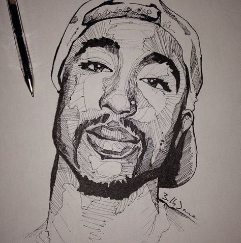 Tupac Shakur Tupac Shakur Tattoo, 2pac Art, Tupac Art, Music Hip Hop, Arte Do Hip Hop, Tattoo Music, Arte Hip Hop, Hip Hop Artwork, Color Drawing Art