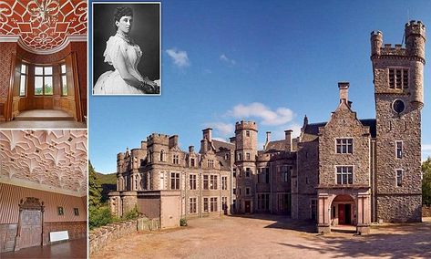 Scottish castle with 40 bedrooms goes up for sale for just £900,000 Carbisdale Castle, The Last Castle, One Bedroom Flat, Library Pictures, Youth Hostel, Abandoned Castles, Scotland Castles, Scottish Castles, Scotland Uk