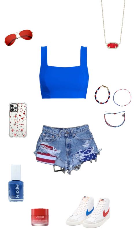 Fourth of July fit! #fourthofjuly #preppy #outfitinspo Fourth If July Outfits, Fourth Of July Outfits, Fourth Of July Outfit, Homecoming Week, July Outfits, Preppy Outfits, Your Aesthetic, Fourth Of July, 4th Of July