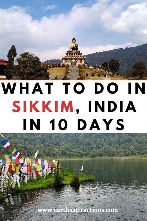 Sikkim Tourism Places To Visit, Places To Visit In Sikkim, Sikkim Photography, Adalaj Stepwell, Sikkim Tourism, Gurudongmar Lake, Sikkim Travel, Bhutan Travel, India Travel Guide