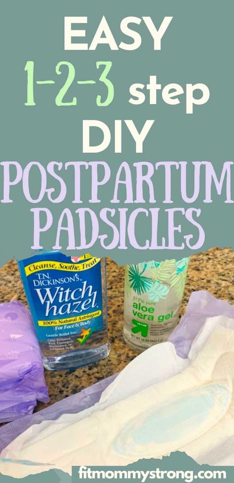 Enjoy the cooling relief after birth with these 3-step DIY postpartum padsicles! #padsicles #birth #recovery Ice Pads For After Birth, Diy Postpartum Ice Packs, Cooling Pads After Birth, Frozen Pads After Birth, Pad Popsicles After Birth, After Birth Padsicles, Postpartum Cooling Pads, Ice Pads After Delivery, Padcycle Postpartum