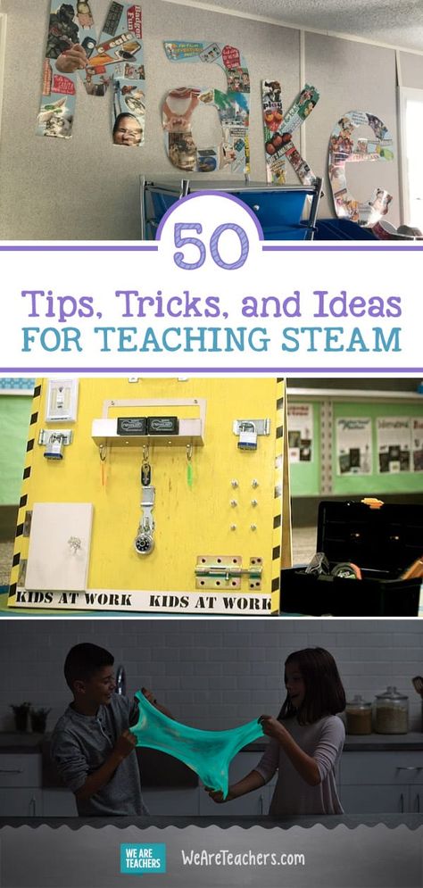 Steam Classroom Ideas, Steam Lessons Middle School, Best Steam Games, Steam Lessons Elementary, Steam Activities Elementary, Classroom Layouts, Steam Teacher, Steam Classroom, Elementary School Activities