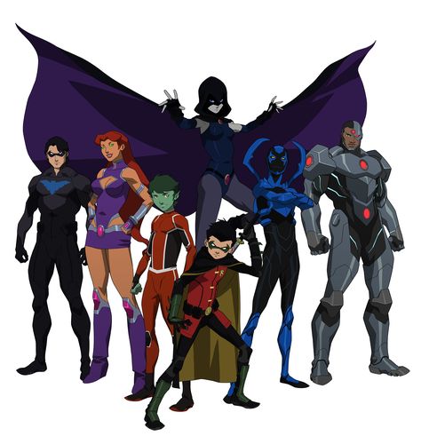 Teen Titans Justice League Vs Teen Titans, Titans Characters, Solgaleo Pokemon, Nightwing And Starfire, Circus Characters, Teen Titan, Raven Teen Titans, Dc Memes, Teen Titans Go