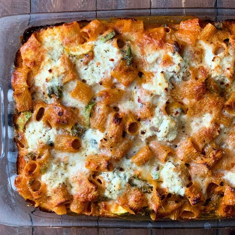 Veggie Rigatoni, Zucchini Vegetable, Best Zucchini Recipes, Vegetable Spaghetti, Baked Lasagna, Baked Ziti Recipe, Baked Veggies, More Veggies, Baked Vegetables