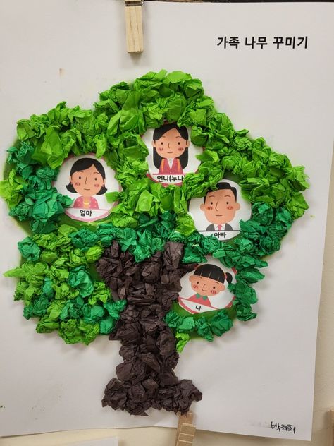 School Family Tree Ideas, Creative Family Tree Ideas For School, Diy Learning Toys, Unique Family Tree, Family Tree Craft, Tree Project, School Door Decorations, Family Tree Project, Eid Mubarak Greeting Cards