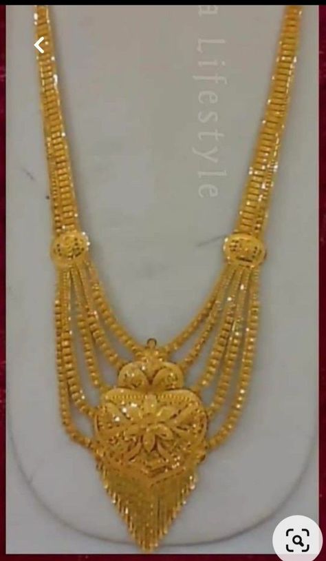 Sita Haar Necklace Design, Gold Haar Designs Indian, Sita Har Gold Design, Gold Jwellary, Silver Anklets Designs, Gold Jewelry Prom, Simple Bridal Jewelry, Unique Gold Jewelry Designs, Bridal Necklace Designs