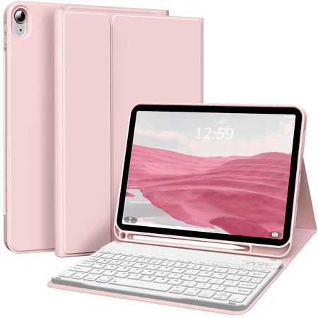 Design for 2022 New 10.9-inch iPad 10th Generation 2022 (A2696 A2757 A2777) Warm Attention It is NOT compatible with other iPad models or any other devices. Color: Pink. Ipad Cover With Keyboard, Keyboard Case For Ipad, Y2k Ipad Case, Ipad With Keyboard And Pencil, Cute Ipad Cases With Keyboard, Pink Ipad Case With Keyboard, Ipad Case Preppy, Ipad Case Keyboard, Pink Ipad Case Aesthetic