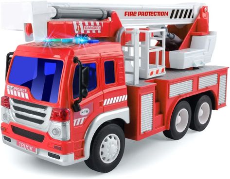 Fire Truck Toys, Toy Fire Engine, Toys for 3 year old boys, Boys Toys age 4 5 6 7 8, Friction Powered Fire Car with Light and Sound, Pull Back Push & Go Rescue Vehicle, Birthday Christmas Party Gift Visit the GizmoVine Store 4.2 4.2 out of 5 stars 1,086 ratings Car Seat Toys, Toy Fire Trucks, Truck Detailing, Play Vehicles, Construction Toys, Fire Protection, Toy Cars, New Trucks, Toy Trucks