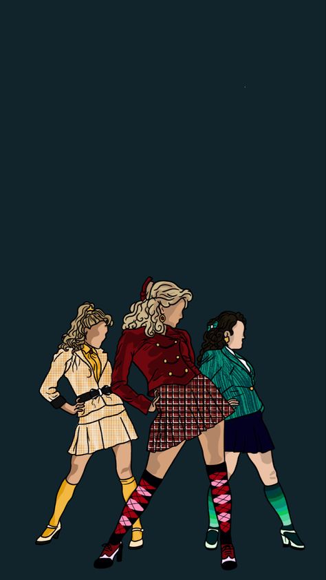 Theatre Drawing, Veronica Heathers, Heathers Wallpaper, Musical Theatre Humor, Musical Wallpaper, Theatre Humor, Musical Jokes, Heather Chandler, Heathers The Musical