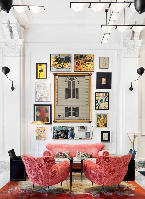 The Proper Hotel, Proper Hotel, Dallas House, Vogue Living, Emily Henderson, Mid Century Lighting, Lounge Design, Soho House, Kelly Wearstler