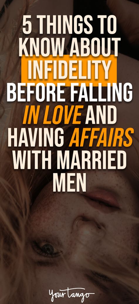 5 Things To Know About Infidelity Before Falling In Love & Having Affairs With Married Men | P.D. Reader | YourTango Affairs With Married Men, Married Men Who Cheat, Unhappily Married, Woman Falling, Men Who Cheat, Dating A Married Man, Affair Recovery, Tell Me Now, Relationship Topics