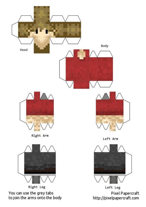 Papercraft Minecraft Skin, Minecraft Templates, Minecraft Printables, Diy Minecraft, Minecraft Characters, Paper Dolls Diy, Paper Toys Template, 3d Figures, Minecraft Crafts