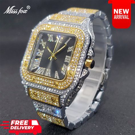 Mens diamond watches