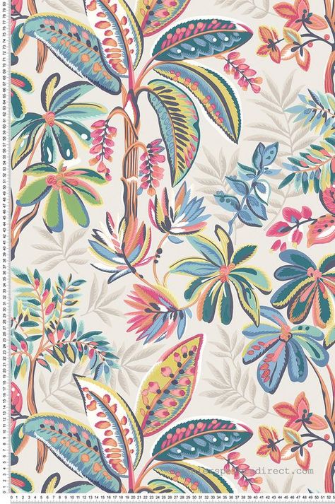 Digital Floral Prints Pattern, Tropical Flower Print, Tropical Pattern Design, Australian Prints, Tropical Prints Pattern, Stencil Flower, Motif Jungle, Notebook Cover Design, Tropical Prints