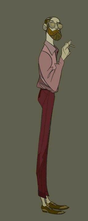 Nerd  ◘ Tall Body Drawing, Long Character Design, Science Teacher Drawing, Tall Cartoon Characters, Tall Lanky Character Design, Tall Man Drawing, Tall Character Design, Modern Character Design Male, Business Man Character Design