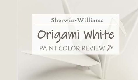 Origami Paint Sherwin Williams, Sherwin Williams Origami White Walls, Origami White Color Palette, Origami White Sherwin Williams Cabinets, Sw Origami White Walls, Nonchalant White Sherwin Williams, Origami White Sherwin Williams Exterior, Origami White Sherwin Williams Walls, Sw Origami White