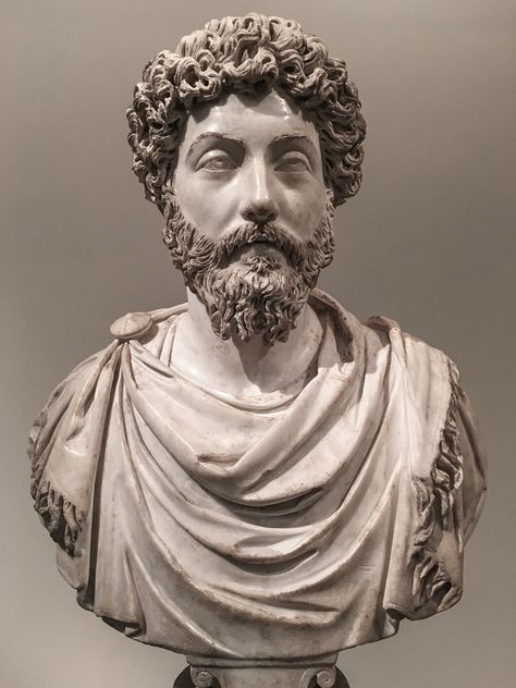 A marble portrait bust of Marcus Aurelius on loan to the Metropolitan Museum of Art from the Musée du Louvre. Marcus Aurelius Meditations, Roman Busts, The Stoics, The Best Revenge, Roman Emperor, Roman History, Roman Art, Louvre Museum, Marcus Aurelius