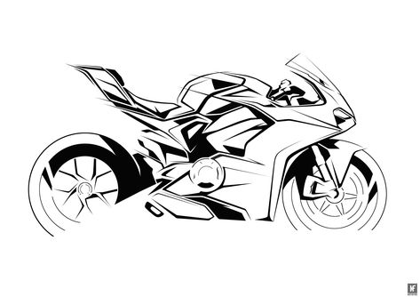 Motorbike Logo Design, Motorbike Drawing, Logo Moto, Ducati Motorbike, Xe Ducati, Ducati Panigale V4, Motorbike Art, Moto Ducati, Panigale V4