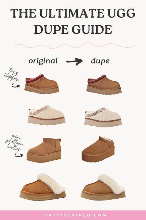 I’ve found some amazing UGG Dupe options for the most iconic styles at a reasonable price. From cozy slippers to chic boots, we’ve scoured the web to find affordable alternatives that won’t compromise on comfort or style. Whether you’re a fan of the iconic UGG Tazz Slipper, adore the classic UGG boot with bows, or crave the elegance of UGG Crossover Slippers, we’ve got you covered. How To Style Tazz Uggs, Ugh Classic Slipper Outfit, Ugg Duplicates, How To Style Ugg Slippers, Style Ugg Slippers, Ugg Tazz Slippers Outfit, Ugh Slippers Outfits, Outfits With Ugg Slippers, Uggs Tazz