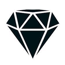 Tattoo Ideas Geometric, Tattoo Diy, Diamond Background, Pola Tato, Crazy Diamond, Diamond Tattoos, Pola Bordir, Diamond Drawing, Diamond Logo