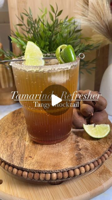 Mocktails & Recipes on Instagram: "Tamarindo Refresher!

- Tamarindo purée 
- Lime juice 
- Agave syrup 
- Mint leaves 
- Lemon seltzer 
- Granulated sugar 
Tangy and delicious refresher! Each ingredient is fresh and when combined together it becomes a delightful experience to enjoy your day. I have all the ingredients and tools linked in my bio. As always, enjoy! #homemade #homemadefood #food #foodie #healthyfood #recipe #healthyrecipes #receitas #summervibes #drinks #drink #drinklocal #mocktails #mocktailrecipe #cocktails #cocktailrecipes #bebidas #tamarindo #tamarind #refreshing #refresh #fall #falldrinks #lunchideas #dinnerideas #brunch #brunchideas" Tamarind Recipes, Mocktails Recipes, Tamarind Juice, Non Alcoholic Cocktails, Alcoholic Cocktails, Agave Syrup, Fall Drinks, Mocktail Recipe, Syrup Recipe