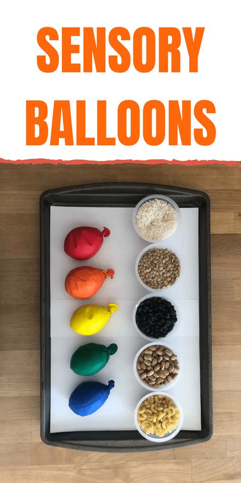 Easy to Make Texture Sensory Balloons For Kids - Full Bloom CreativityFull Bloom Creativity 5 Sensory Activities, Ece Sensory Activities, Preschool Fall Sensory Activities, Pediatric Sensory Activities, Sense Of Touch Sensory Bin, Low Sensory Activities, Sensory Activities Send, Childcare Sensory Activities, Sensory Diy Toys